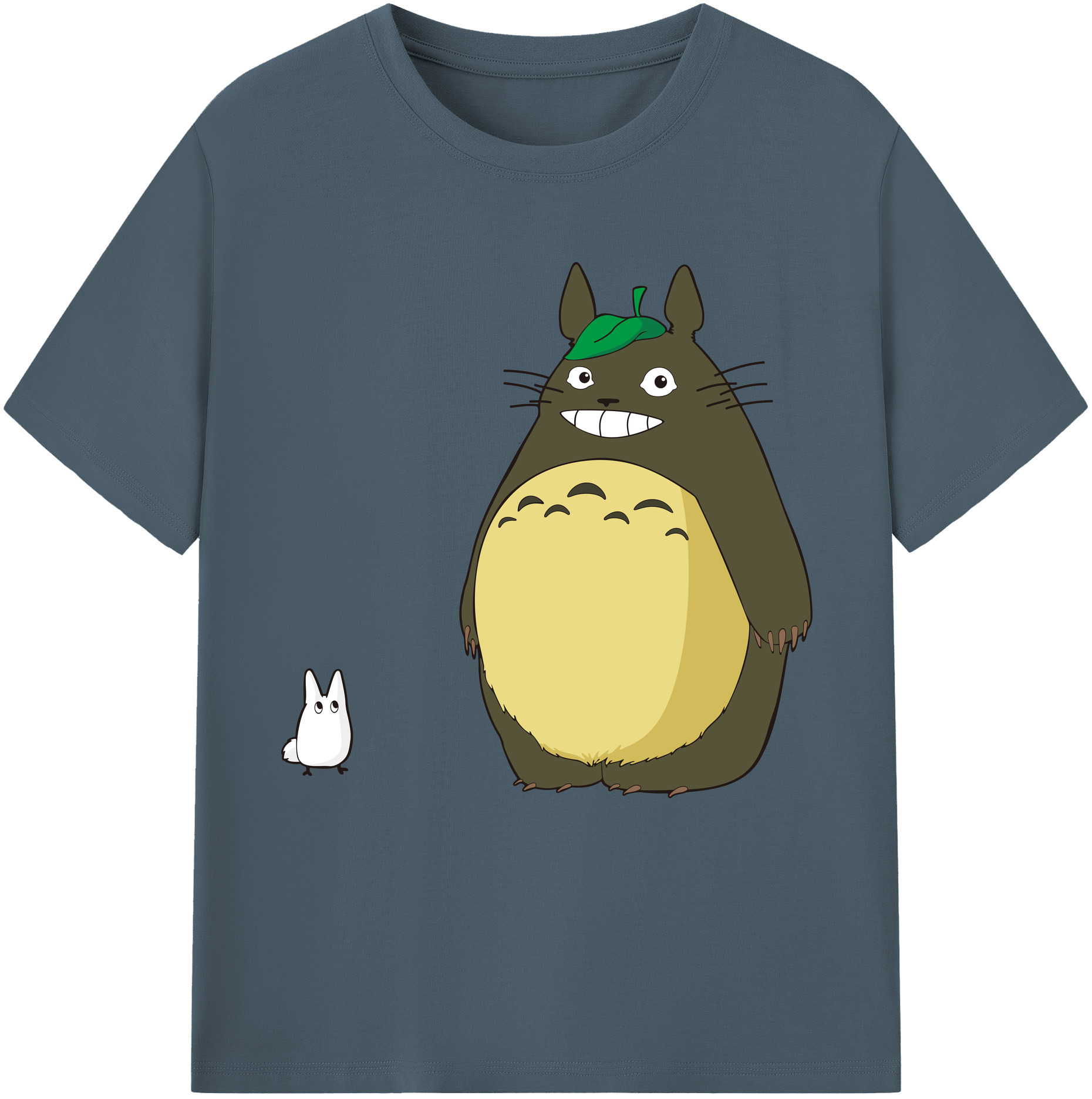 （画像用） となりのトトロ 草壁メイ 草壁サツキ My Neighbor Totoro Satsuki Kusakabe Mei Kusakabe 綿100％半袖Tシャツ（フロントプリント）
